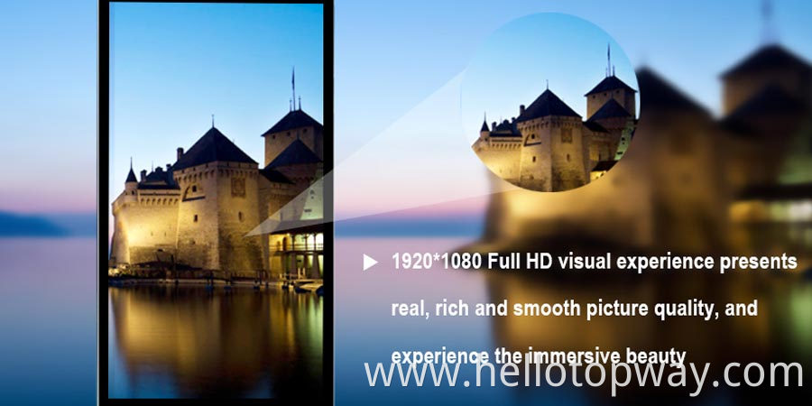 floor standing lcd advertising display